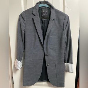 Talula Heather Grey Blazer. Size zero. Like new. Only dry cleaned.